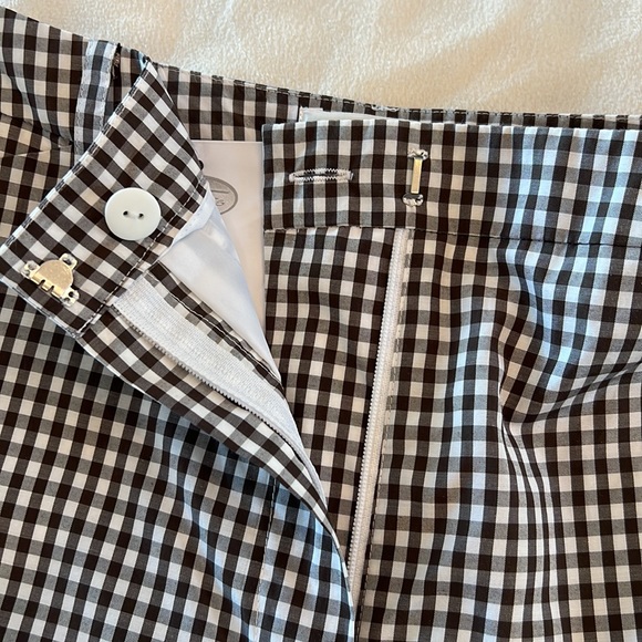 🎉Host Pick🎉 Talbots Brown and White Gingham Ankle Pants Size 8P - Picture 6 of 12